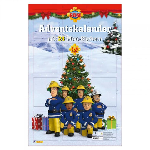 Adventskalender mit 24 Mini-Büchern: Feuerwehrmann Sam