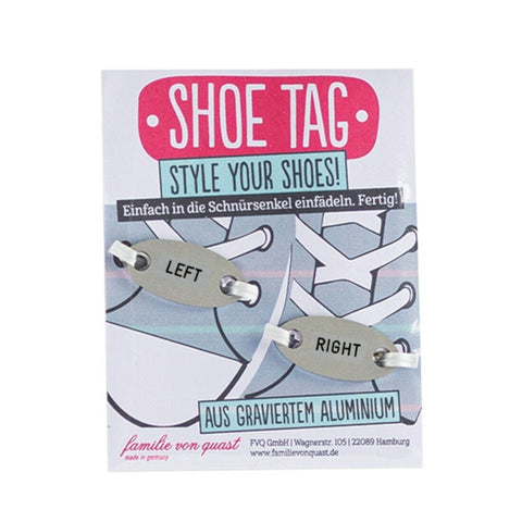 Shoe Tag - Left / Right