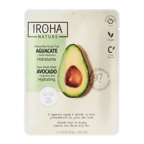Iroha Nature - Hydrating Avocado & Hyaluronic Face Mask