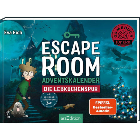 Adventskalenderbuch: Escape Room - Die Lebkuchenspur