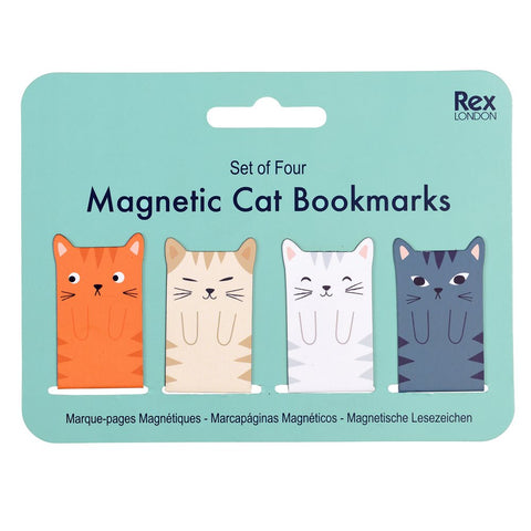 Magnetische Lesezeichen - Katzen (4er Set)