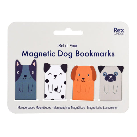 Magnetische Lesezeichen - Hunde (4er Set)