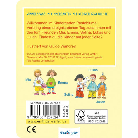 Pappbuch - Mein kleiner Wimmelspass, Kindergarten