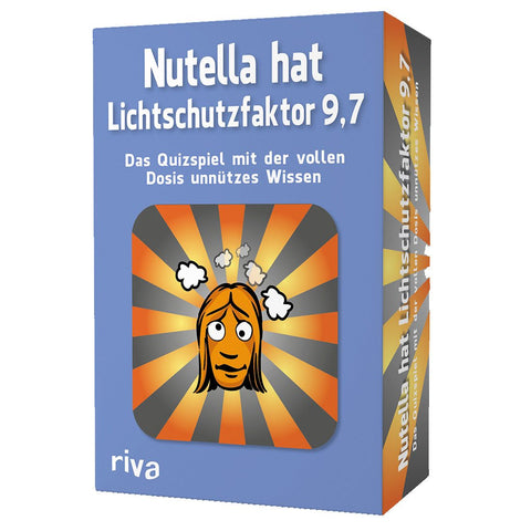 Quiz - Nutella hat Lichtschutzfaktor 9,7