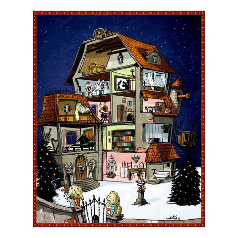 Zettel-Adventskalender - Finde den Weihnachtsschatz