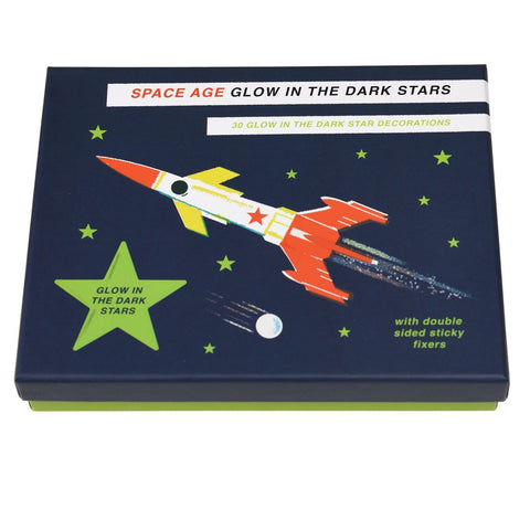 Glow in the dark Sterne - Space Age, 30 Sterne