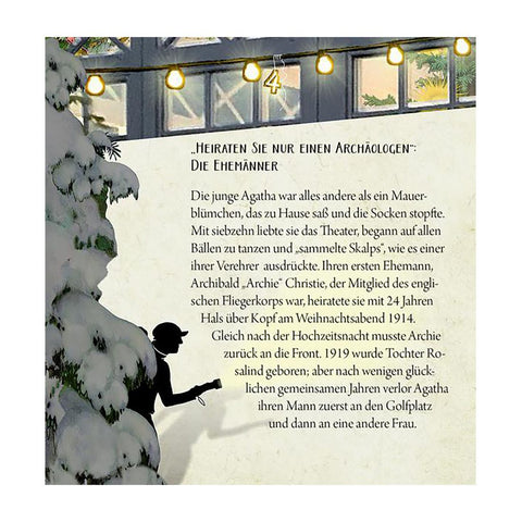 Zettel-Adventskalender - Weihnachten mit Agatha Christie