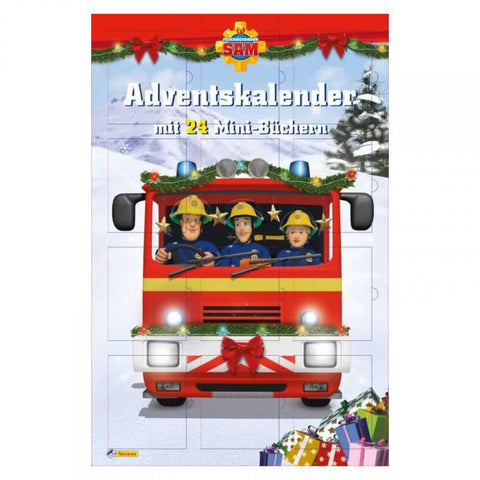 Adventskalender mit 24 Mini-Büchern: Feuerwehrmann Sam