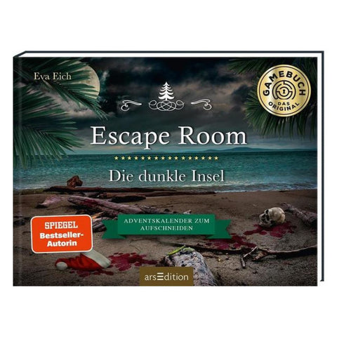 Adventskalenderbuch - Escape Room - Die dunkle Insel