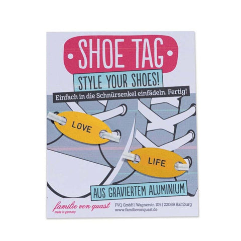 Shoe Tag - Love / Life