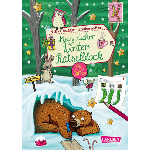Nikki Buschs zauberhafter "Mein dicker Winter-Rätselblock"