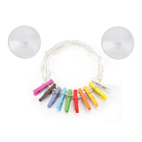 Lichterdraht Mini Clothespin String Lights