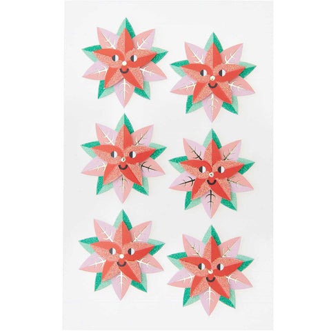 Paper Poetry 3D-Sticker - Weihnachtsstern