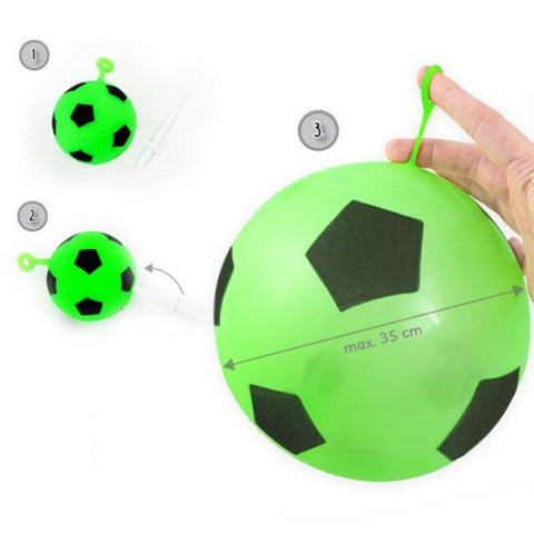 Yoyo-Fußball zum Aufblasen - 360° MOVE, pink