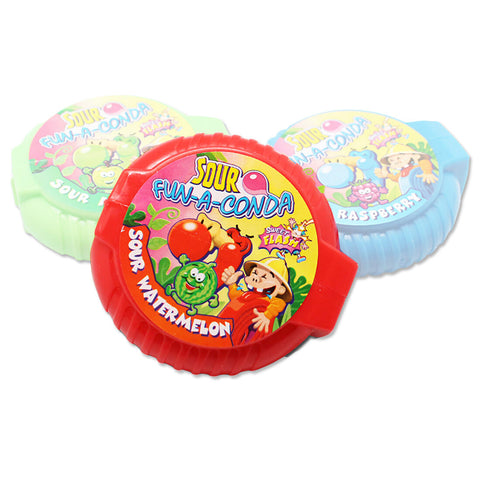 Kaugummirolle - Sour Fun-a-Conda, Sour Watermelon