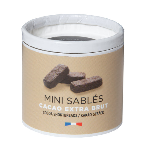 Aperitifgebäck Mini Sablés Cacao Extra Brut, Goulibeur