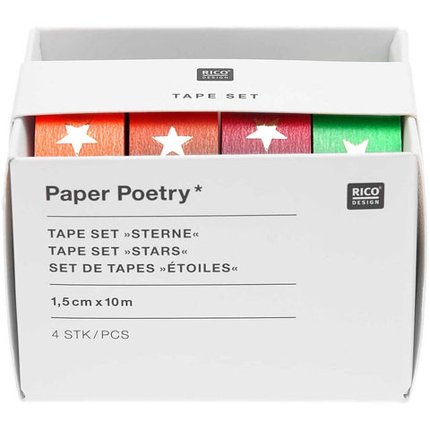 Paper Poetry - Tape Set, Sterne