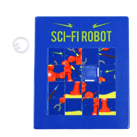 Schiebepuzzle - Sci-Fi Robot