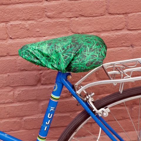 Fahrrad Sattelbezug Bike Seat Cover, Gras