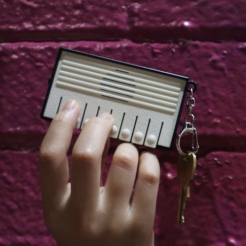 Schlüsselring Mini Piano