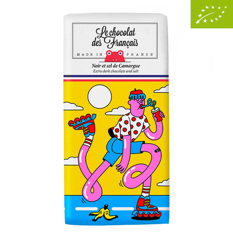 Dunkle Schokolade - Noir et sel de Camargue "Les Rollers"