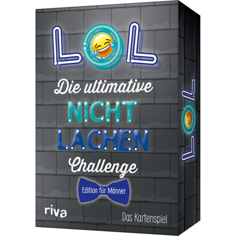 Kartenspiel - LOL Die ultimative Nicht-lachen-Challenge, Edition für Männer